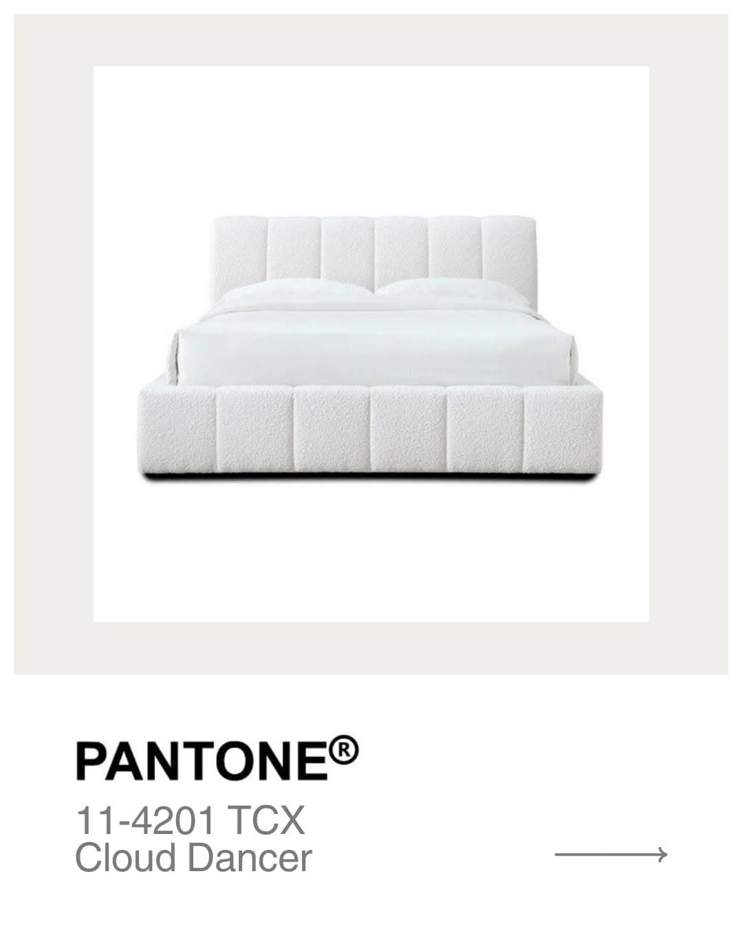 Meet Cloud Dancer Pantone s Colour of the Year 2026. Soft airy and beautifully understated. We can t wait…